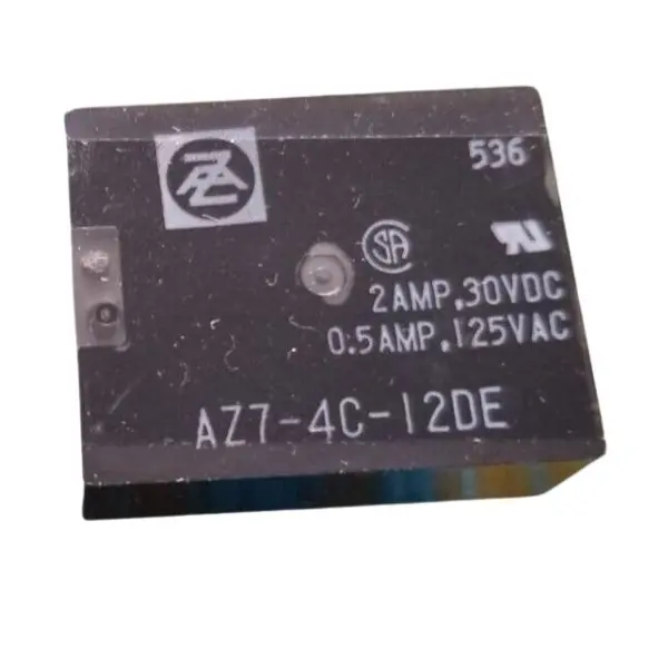 Az7-4C-12De – 12V Dc 4-Pole Double-Throw Relay, 0.5A Contact Rating, Pcb Mount 1