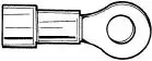 B-225-14X Blue Ring Terminal – 1/4" Stud Size, 16–14 Awg, 6.4 Mm Id / 12 Mm Od (100 Per Pack) 1