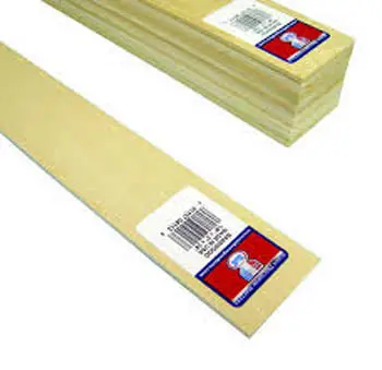 Balsa Wood Strip – 1/16″ × 4″ × 36″ Lightweight Modeling Material 1