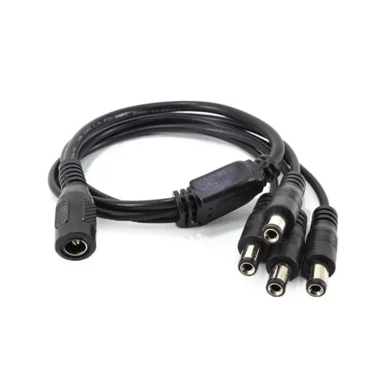 Barex-001352 – 1-To-4 Dc Power Splitter Cable For Cameras: 2.1×5.5Mm Connector 1