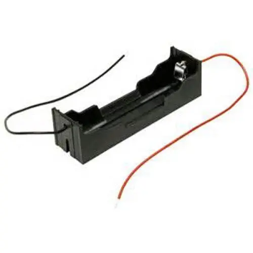 Batth-186501 Single 18650 Li-Ion Battery Holder – Compact Plastic Housing 1