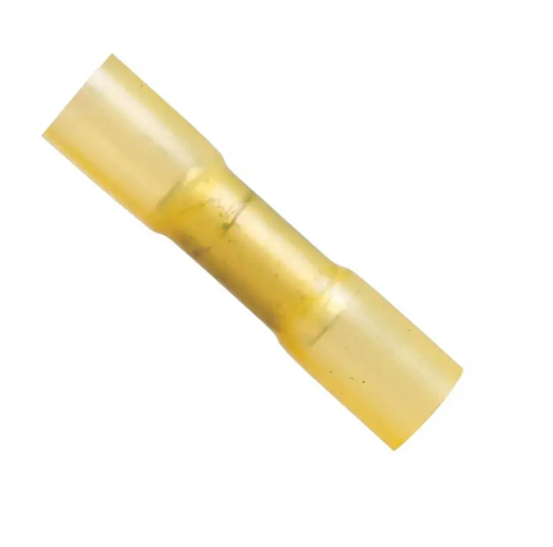 Bc13C: Yellow Insulated Butt Connectors – 10–12 Awg Crimp Terminals (100-Pack) 1