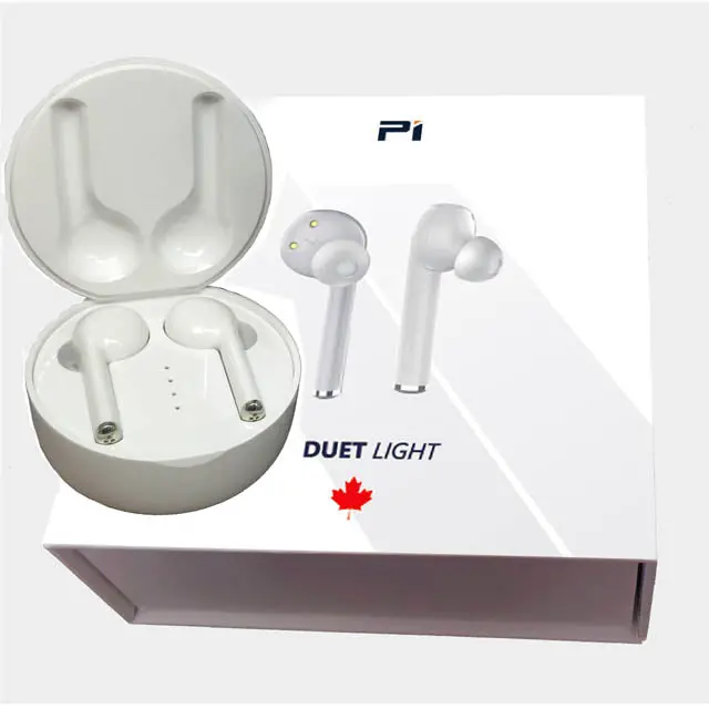 Be11 True Wireless Bluetooth Earbuds – Active Noise Cancellation, 4-Hour Playtime, White 1