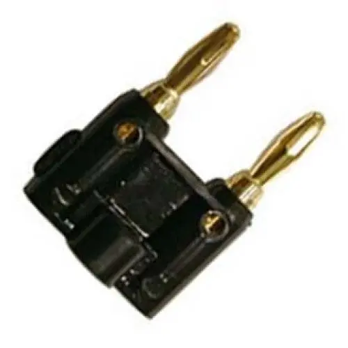 Bg1013B Double-Ended Banana Plug & Jack – Black Body With Gold Plating 1