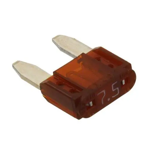 Bk/Atm-7-1/2 Mini Blade Automotive Fuse – 7.5 A, 32 V, Brown (5 Per Pack) 1
