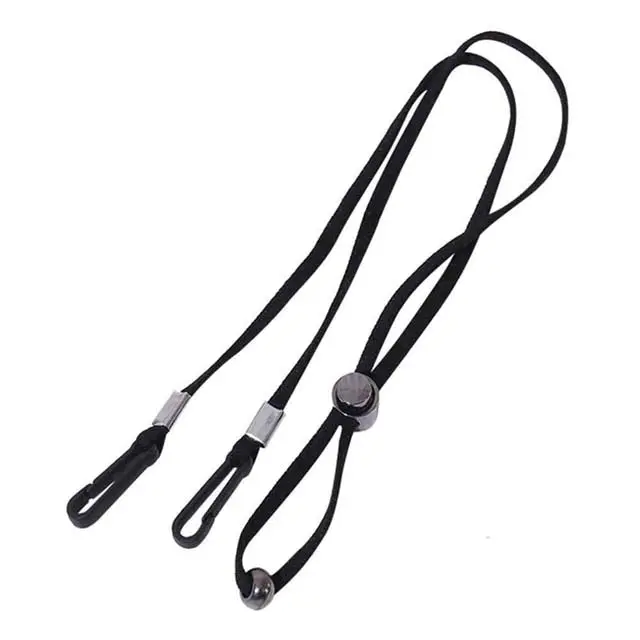 Black Face Mask Ear-Saver Leash For Comfortable Extended Wear, Liv Mask Leash 1