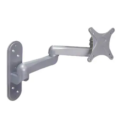 Black Flat-Panel Tv Wall Mount – Tilting & Swiveling, Fits 10–23 Inch Screens, 33 Lb Capacity 1