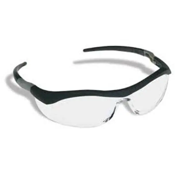 Black Impact-Resistant Safety Glasses – T58005B Model 1
