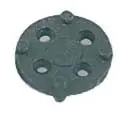 Black Nylon Round Insulator, 4-Pin, 9 Mm Diameter, For Pcb Or Chassis Mounting – 10-Piece Pack (Dqp-524C-10) 1