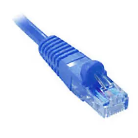 Blue Cat5E Snagless Ethernet Patch Cord – 1 Ft 1