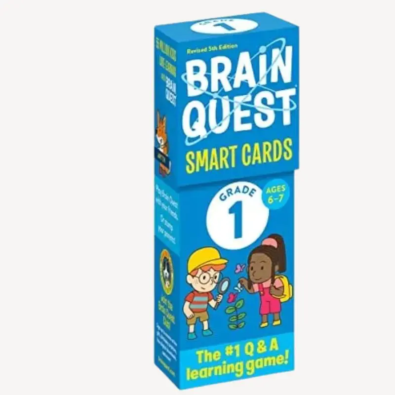 Brain Quest Grade 1 Smart Cards, 5Th Edition – Engaging Learning Aids For First Graders, Ages 6–7 (Isbn 9781523517268) 1