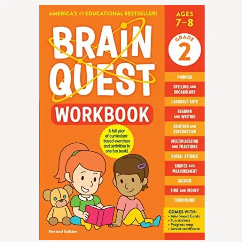 Brain Quest Grade 2 Workbook – Revised Edition Comprehensive Skills Practice 1