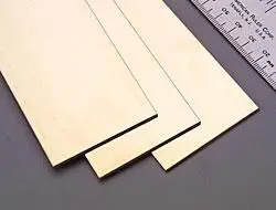 Brass Flat Strip – 0.025" Thick × 2" Wide × 12" Long 1