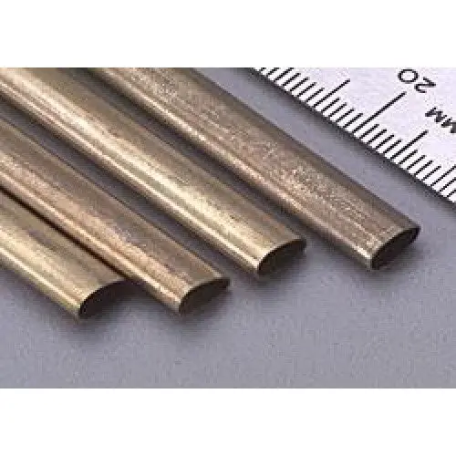 Brass Streamline Tube 12" – Aerodynamic Profile Tubing For Modeling 1