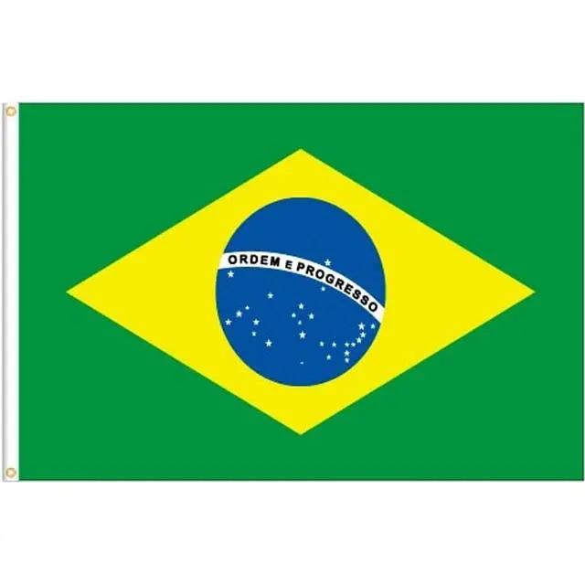 Brazil 3X5 Ft Fan Flag – Bold National Colors, Heavy-Duty Fabric 1