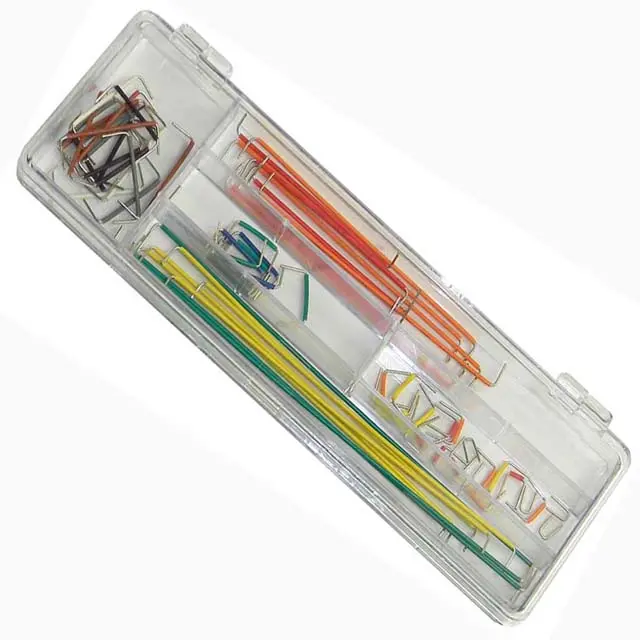 Breadboard Wiring Kit – 140-Piece, 22 Awg Solid Jumper Wires, Assorted Lengths 1