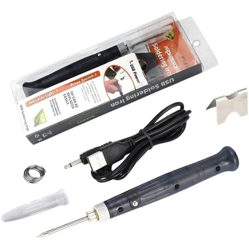Bt-8U Portable Usb Soldering Iron – 5W, Rapid Heat-Up (380–400°C), Compact Design 1