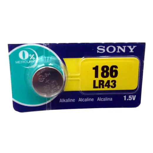 Bta-Lr43-Sony Alkaline Button Cell – 1.5V, High-Capacity Replacement For Lr43/Ag3 Batteries 1