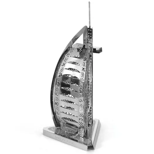 Burj Al Arab Metal Earth 3D Laser-Cut Dubai Skyscraper Model 1