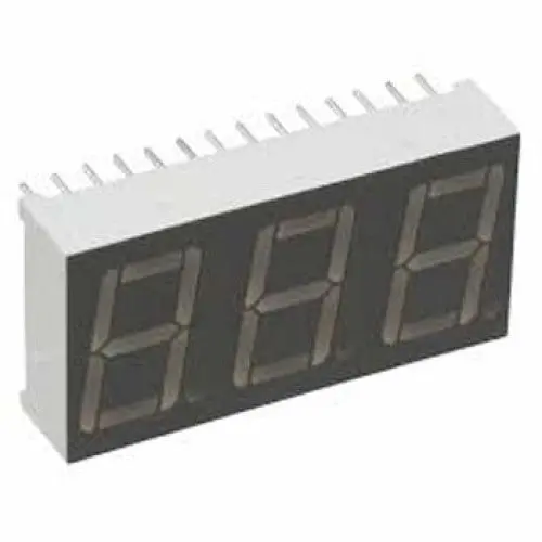 Bwf-2421: Triple-Digit Red 7-Segment Led Display – Common Cathode, 20Mm Height 1