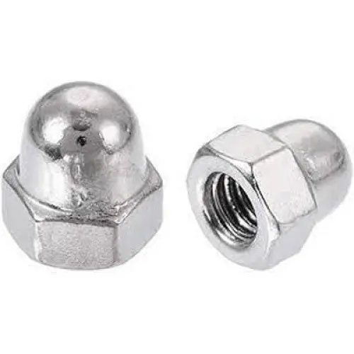 Bx13008 3/8-Inch Acorn Cap Nut – Stainless Steel Finish, Pack Of 2 1