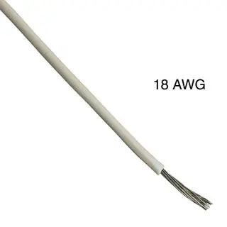 C2103 - White Stranded Wire – 18 Awg, 100 Ft, Tew-Approved Thermoplastic Insulation 1