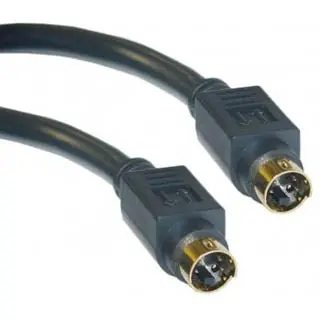 Ca1079 – 6-Foot S-Video Cable (Mini-Din 4-Pin, Male-To-Male, Assorted Colors) 1
