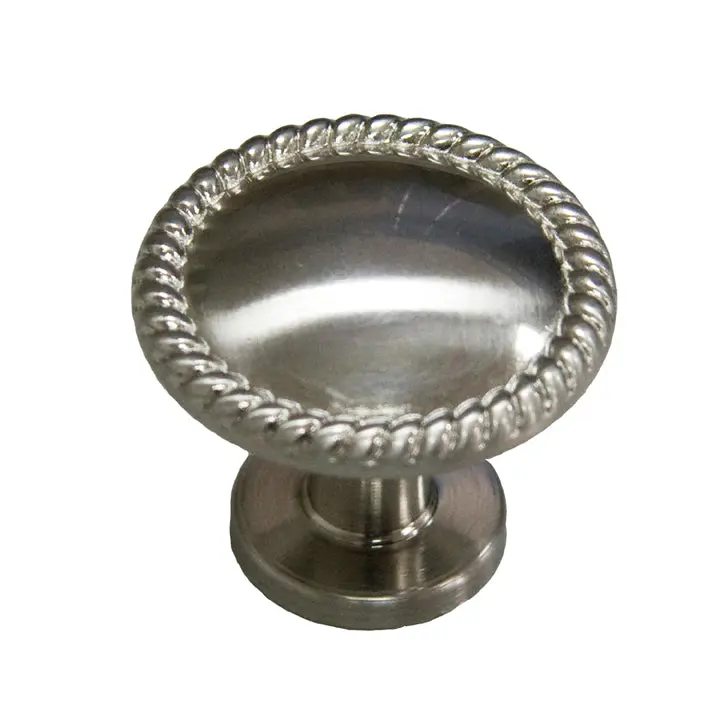 Cabinet Knob – 1.25-Inch Diameter, Satin Nickel Finish, Classic Round Profile 1