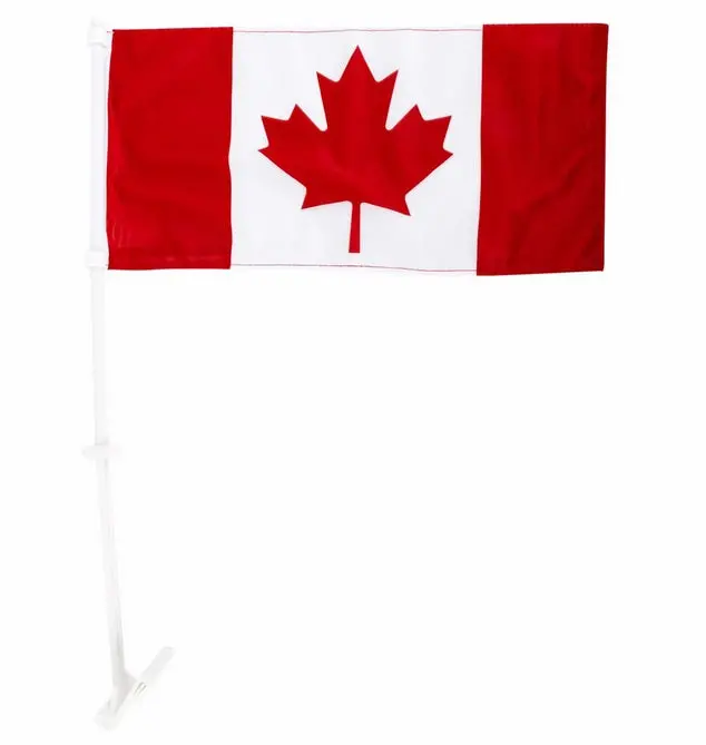 Canadian Auto Flag – 7.5 X 15 Inch Vinyl Banner For Vehicles 1