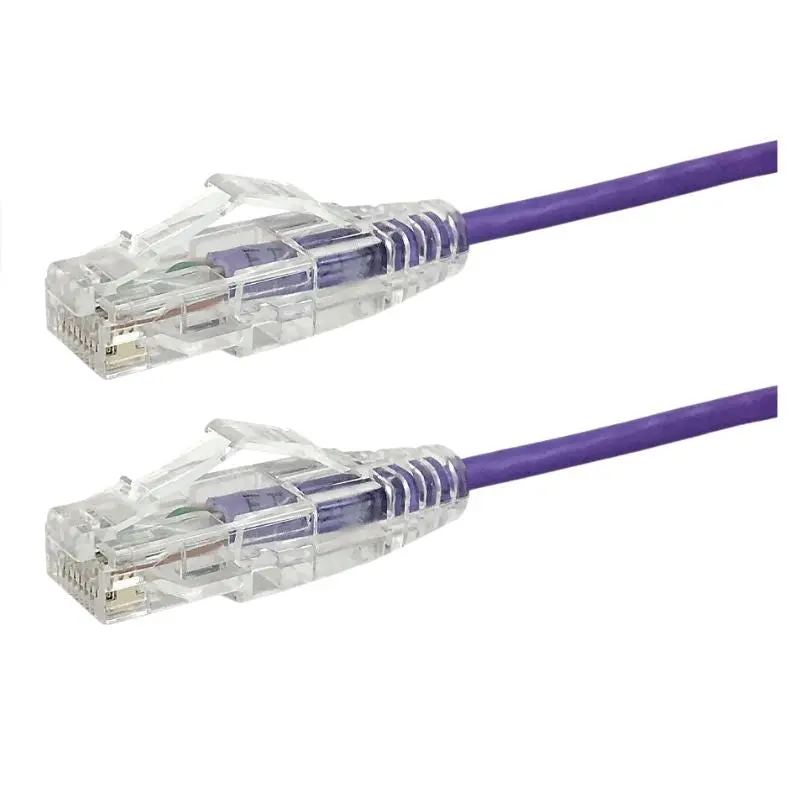 Cat6A Slim Patch Cable: 10Ft Ultra-Thin 28Awg, Cmr-Rated, 10Gb Ethernet 1