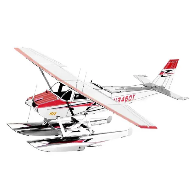 Cessna 182 Floatplane – Dual-Sheet Metal Aircraft Model Kit 1