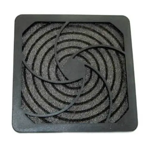 Cff-1203-Op Plastic Fan Guard – 4.7 In Diameter, Black Filter Frame 1