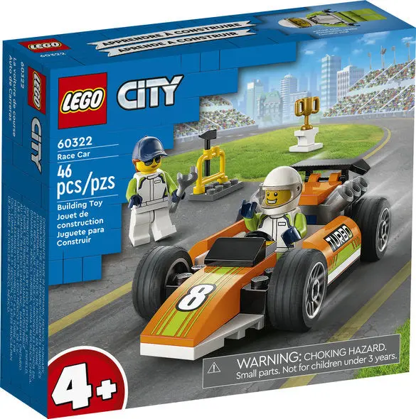 City Series Race Car Construction Set – 46-Piece Building Toy 1
