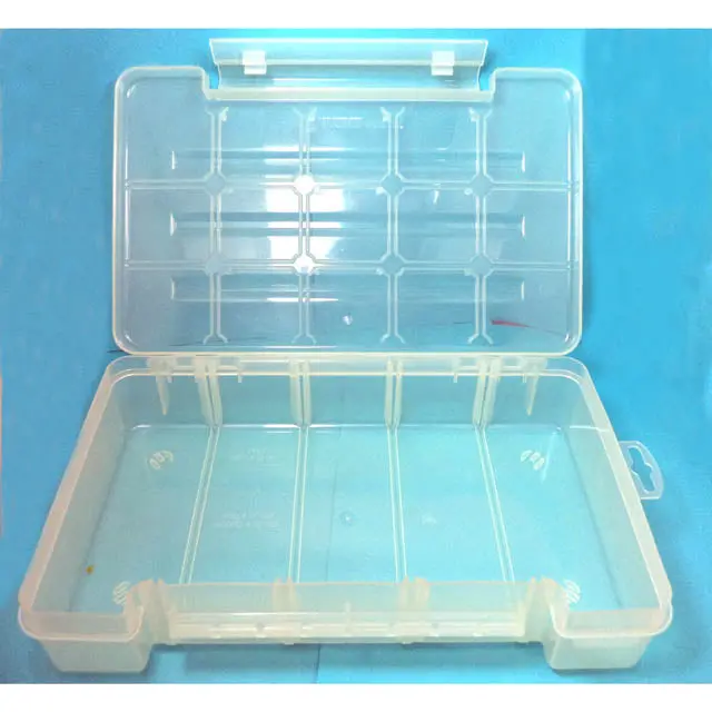 Clear Single-Compartment Component Storage Box — 11 × 6.5 × 5.2 Inches 1