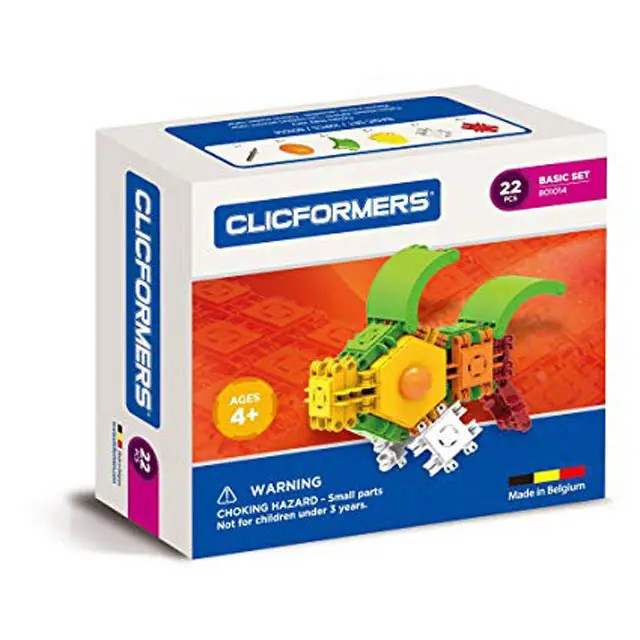 Clicformers Animal Set – 22-Piece Fish-Themed Building Kit 1