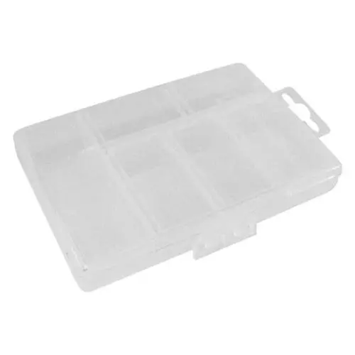 Compact 5-Compartment Transparent Component Storage Box 1