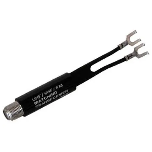 Compact 75Ω/300Ω F-Female Balun Transformer For Antenna Signal Matching 1