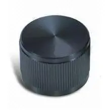 Compact Snap-On Metal Knob – 1/4-Inch Thread, 12 Mm Diameter, Sleek Black Design 1