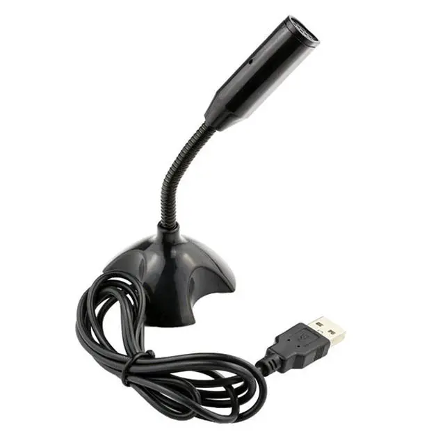 Compact Usb Wired Microphone – Plug-And-Play Desktop Mic For Pcs And Laptops 1
