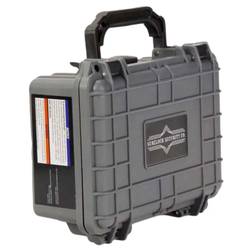 Compact Waterproof Tool Organizer – 8×6.5×3.5 Inches, Foam-Lined Gray 1