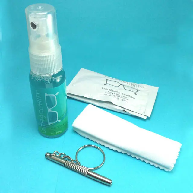 Comprehensive Lens Care Kit – 30Ml Cleaner, Tri-Strip Microfiber Cloth, And Precision Screwdriver 1