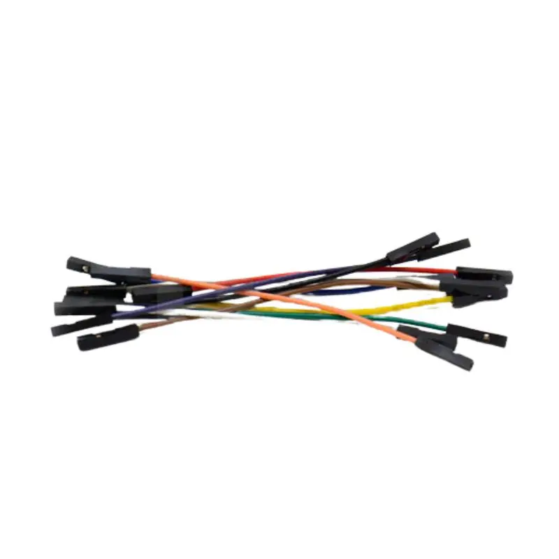 Conju-032219 – 3" Female-To-Female Jumper Wires, 10-Pack, Assorted Colors 1
