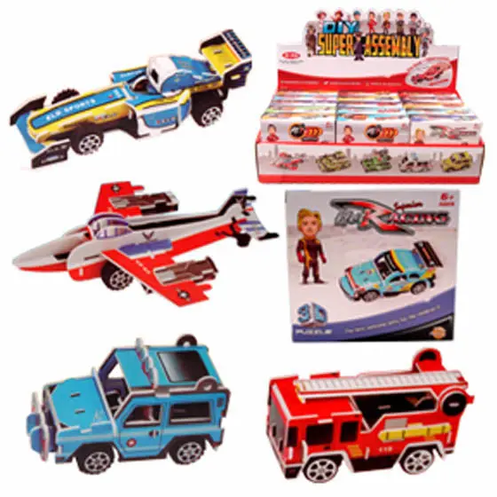 Construction Car 3D Puzzle – Assorted Architectural Models 1
