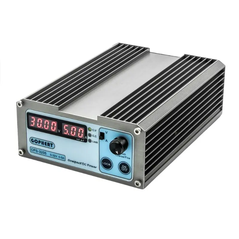 Cps-3205 — Benchtop Adjustable Dc Power Supply, 0–32 V, 0–5 A, Digital Display, 115/230 Vac Input 1
