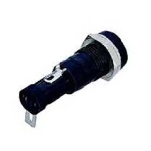 Cq-206S-Se Slot-Screw Knob Panel-Mount Fuse Holder For 5×20 Mm Fuses – 6.3 A, 250 V 1
