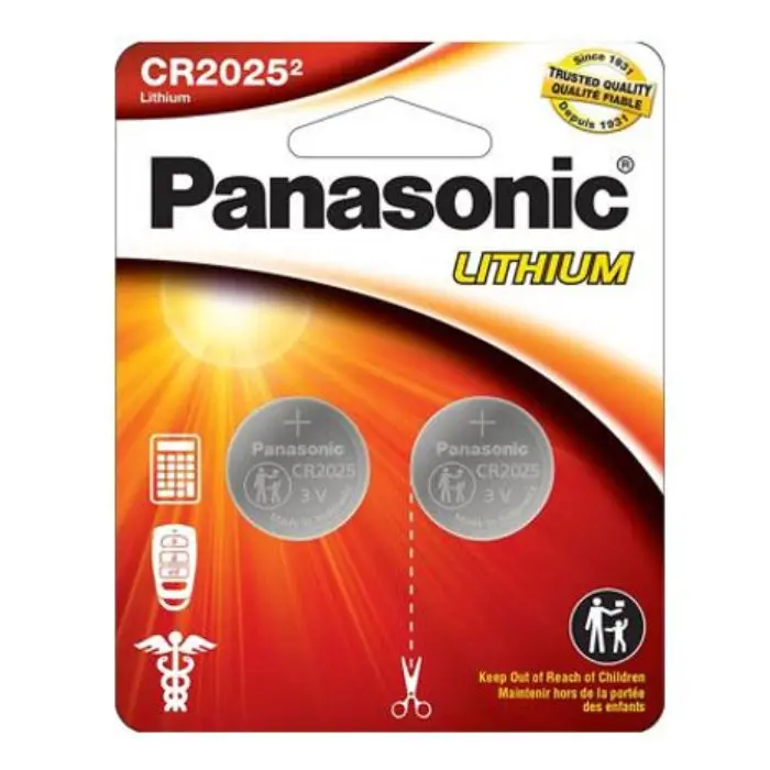 Cr2025 Lithium Coin Battery Pack – 3V, 2-Cell Value Bundle 1