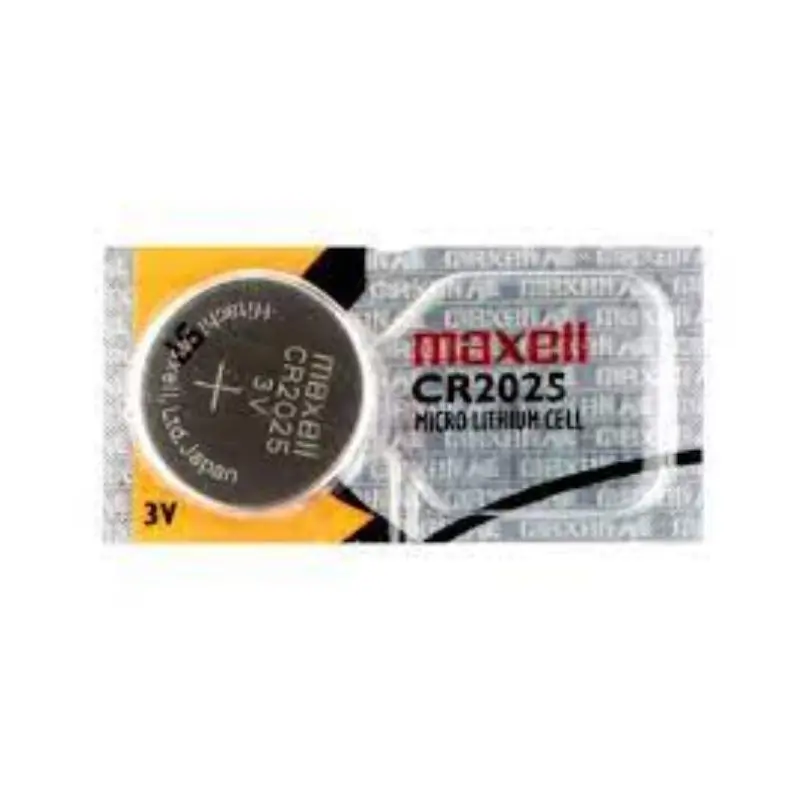 Cr2025 Lithium Coin Cell Battery — 3V, High-Capacity, Maxell Brand 1