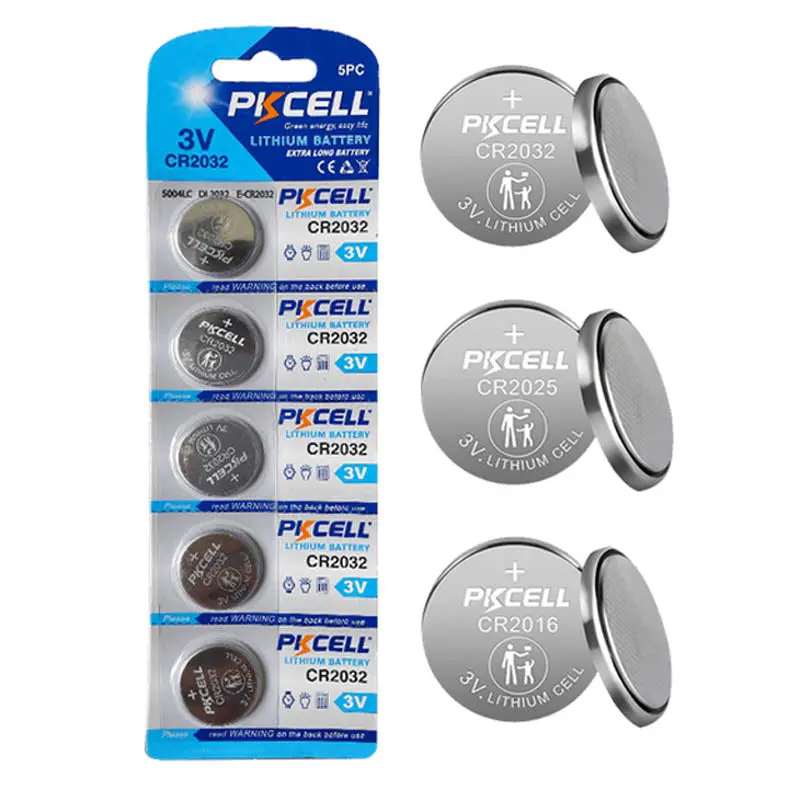 Cr2032 Lithium Coin Cell Batteries – 3V, Pack Of 5 High-Performance Units 2