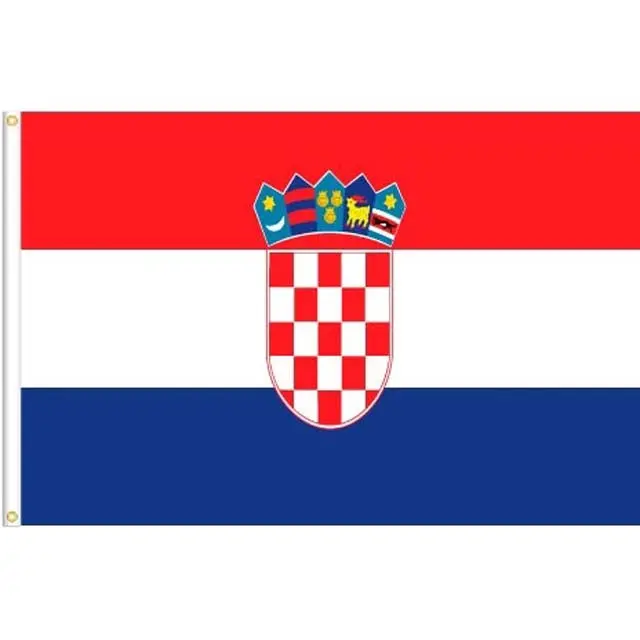Croatia 3X5 Ft Red-White Chessboard Flag – Authentic Heritage Banner 1
