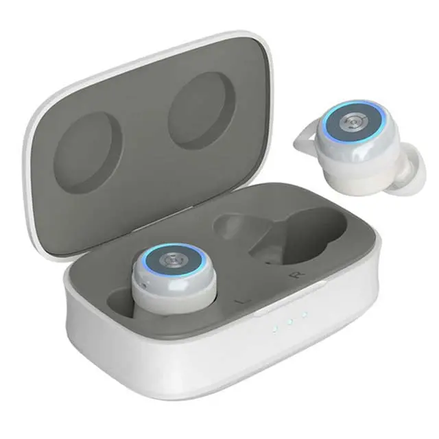 Cystereo Fusion2 True Wireless Bluetooth Earbuds – White Finish With Usb-C Charging Case 1